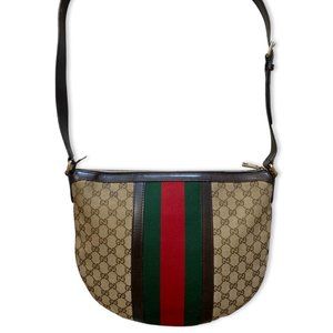 GUCCI GG WEB CROSSBODY BAG